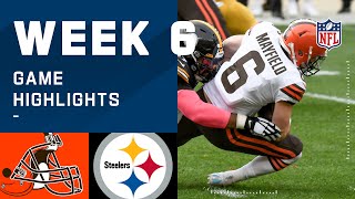 Browns vs Steelers Week 6 Highlights  NFL 2020 [upl. by Amzu965]