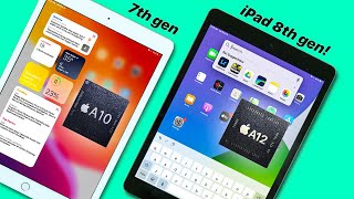 iPad 8th generation vs iPad 7th gen  Performance Test A10 vs A12 [upl. by Barron]