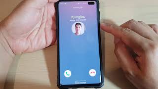 Galaxy S10 Incoming Call With Original Ringtone Over the Horizon [upl. by Lamprey44]