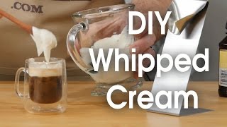 DIY whipped cream in 60 seconds [upl. by Annyahs]