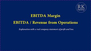 EBITDA Margin Calculation Analysis and Interpretation [upl. by Anelad47]