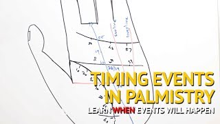 ✔ Palmistry amp Palm Reading  HOW to Predict WHEN Events Happen [upl. by Annawad]