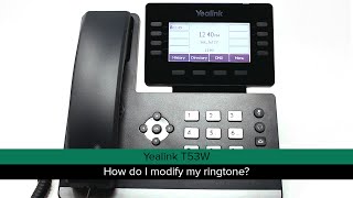 Yealink T53W  How do I modify my ringtone [upl. by Micaela]