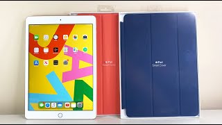 Apple Smart Cover for iPad 8th Generation 102quot  Unboxing amp Review  NEW COLORS [upl. by Aizatsana]