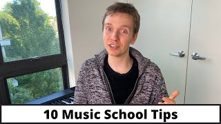 10 Music School Tips  How to Get Accepted to College for Music [upl. by Nadia364]