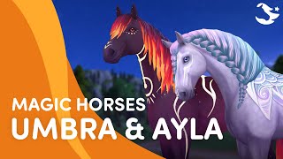 Meet Umbra and Ayla 🌓✨  Star Stable Magic Breeds ✨ [upl. by Jehius782]