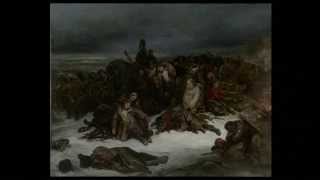 Lecture 9 Find the Hero Ary Scheffers The Retreat of Napoleons Army from Russia in 1812 1826 [upl. by Werdna]