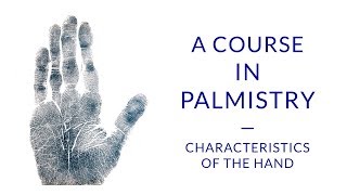 Palmistry  Four Characteristics of Hand  Flexibility Texture Color Consistency Analysis 712 [upl. by Thorpe]