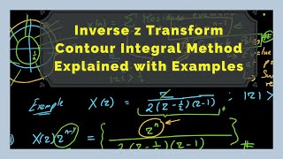 Inverse z Transform  Contour Integral Method with Examples  45a [upl. by Andres]