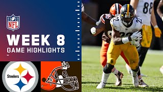 Steelers vs Browns Week 8 Highlights  NFL 2021 [upl. by Ahsiloc]