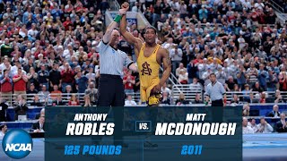 Anthony Robles vs Matt McDonough 2011 NCAA title match at 125 pounds [upl. by Eniale]