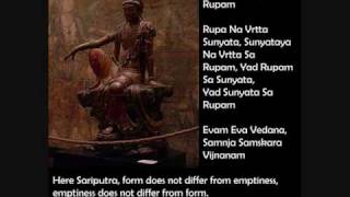 Heart Sutra Prajna Paramitha Hridaya Sutra  lyrics Sanskrit and English [upl. by Eisor]