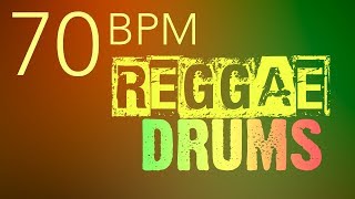 70 BPM  Reggae Drum Track [upl. by Asiek]