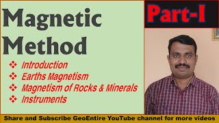 Magnetic Method of Geophysical Prospecting Part I [upl. by Rtoip]