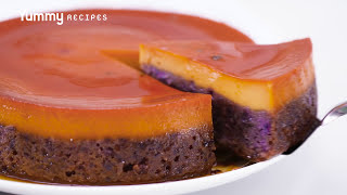 Ube Leche Flan Cake Recipe  Yummy Ph [upl. by Atiuqaj904]