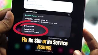 How to Fix No SIM No Service Problem on Samsung Galaxy Z Fold 5G [upl. by Anbul100]