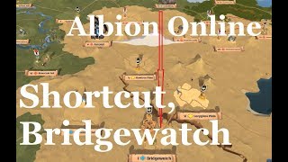 Albion Online  Caerleon to Bridgewatch fast almost safely [upl. by Drofnil]