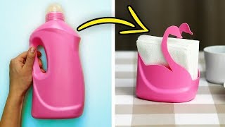 25 MANUALIDADES IMPRESIONANTES DE BOTELLAS DE PLÁSTICO [upl. by Elime]