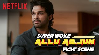 Allu Arjun Teaches A Lesson  Ala Vaikunthapurramloo  Netflix India [upl. by Hew]