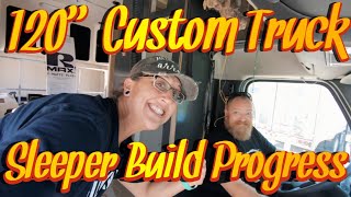 120quot CUSTOM AA TRUCK SLEEPER BUILD PROGRESS [upl. by Einniw899]