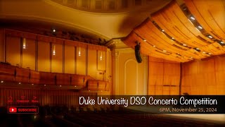 Duke University DSO Concerto Competition [upl. by Landers]