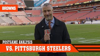 Browns vs Steelers Postgame Analysis  Cleveland Browns [upl. by Ycniuqed]