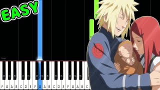 Decision  Naruto Shippuden OST  EASY Piano Tutorial animelovemen [upl. by Arihppas497]