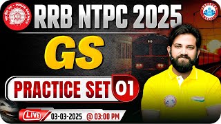 RRB NTPC GS Classes 2025  RRB NTPC GS Practice Set 01  GS for RRB NTPC  GS By Naveen Sir [upl. by Dallman]