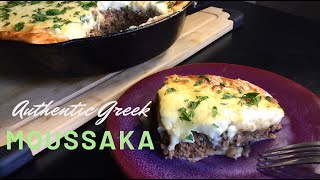 Authentic Greek Moussaka recipe [upl. by Hamo]