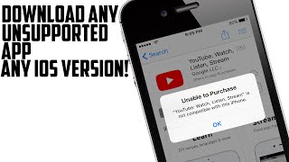 How To Download ANY Unsupported App On iOS Updated 2021 [upl. by See]