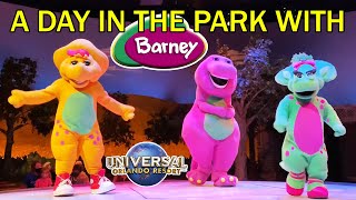 A Day in the Park with Barney FULL SHOW  Universal Studios Florida [upl. by Dav]