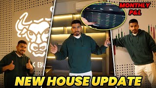 Vlog 5 New House Update amp Office Tour  My Monthly Trading PampL [upl. by Imrots959]