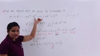 Inverse ZTransform Problem Example [upl. by Anitnuahs]