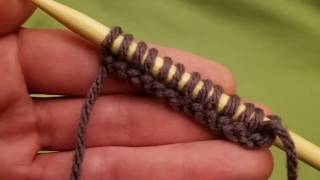 The Knitted Cast On  Knitting Tutorial [upl. by Terrilyn323]