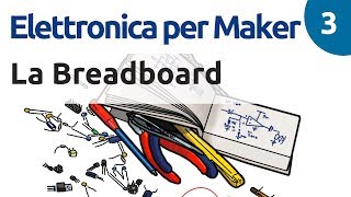 Le breadboard  Corso di elettronica  3 [upl. by Fedak]