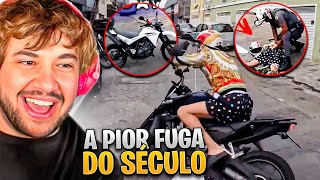 REAGINDO A PIOR FUGA DO SÉCULO  React Xracing [upl. by Anialahs]