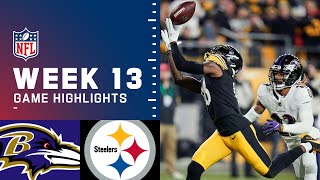 Ravens vs Steelers Week 13 Highlights  NFL 2021 [upl. by Aleunam869]