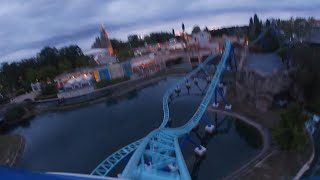 Pégase Express Onride nocturne  Parc Astérix [upl. by Elletsirk743]