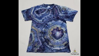 Tie Dye Design Ice Dyed Geode Shirt [upl. by Nimrac266]