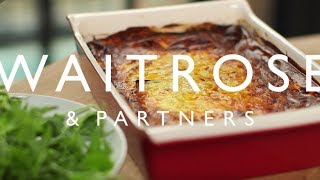 Dhruv Bakers Easy Moussaka  Waitrose amp Partners [upl. by Yrellam]