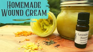 How To Make Your Own Homemade Ointment for Wounds  Natural Neosporin Healing Salve Alternative [upl. by Donahoe427]