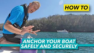 How to anchor your boat safely and securely  Motor Boat amp Yachting [upl. by Bach703]