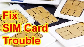 How to Fix Sim Card Not Detected and Reading on Android Smartphone Working Problem [upl. by Risan]