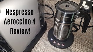 Nespresso Aeroccino 4 Milk Frother Review  Worth upgrading from the Aeroccino 3 [upl. by Rosaline]