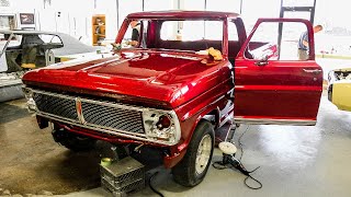 1969 Ford F100 Sport Custom Cab Restoration Project [upl. by Valdes468]