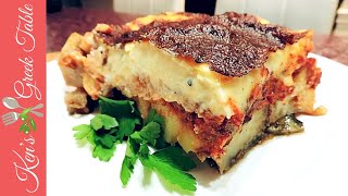 How To Make Moussaka  No Fry Light Moussaka Recipe [upl. by Francene695]