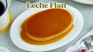 Leche Flan  Filipino Caramel Custard [upl. by Annod17]