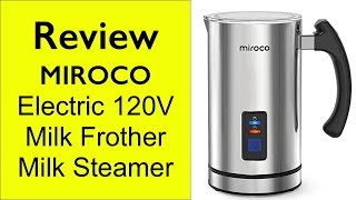 Review Miroco Milk Frother  How to make froth milk at home [upl. by Reinhart705]