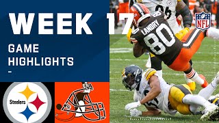 Steelers vs Browns Week 17 Highlights  NFL 2020 [upl. by Sirois]