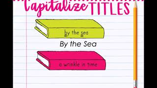 Capitalizing Titles Mini Lesson [upl. by Quartus385]